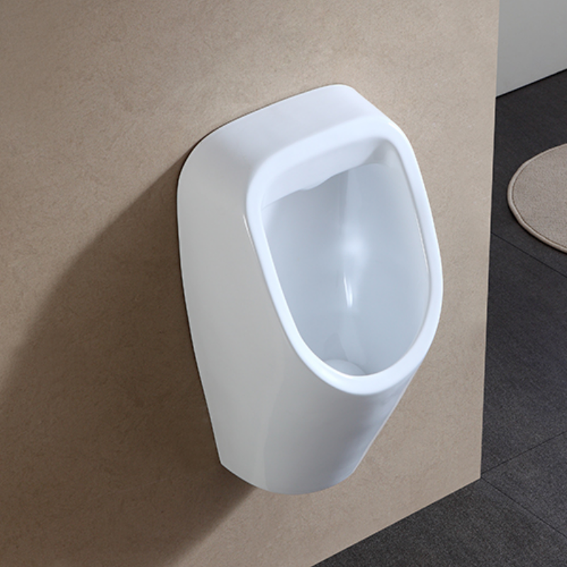 Urinals with integrated EFS