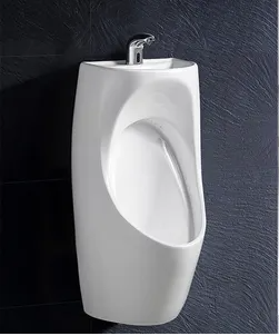 Urinal with integrated wash basin